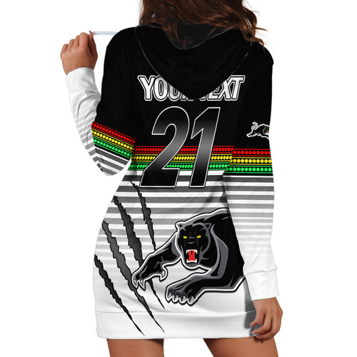 custom-text-and-number-penrith-panthers-rugby-hoodie-dress-authentic-permiers-black-version-2023