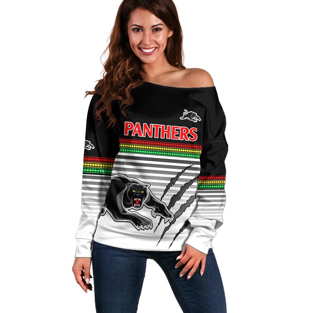 custom-text-and-number-penrith-panthers-rugby-off-shoulder-sweater-authentic-permiers-black-version-2023