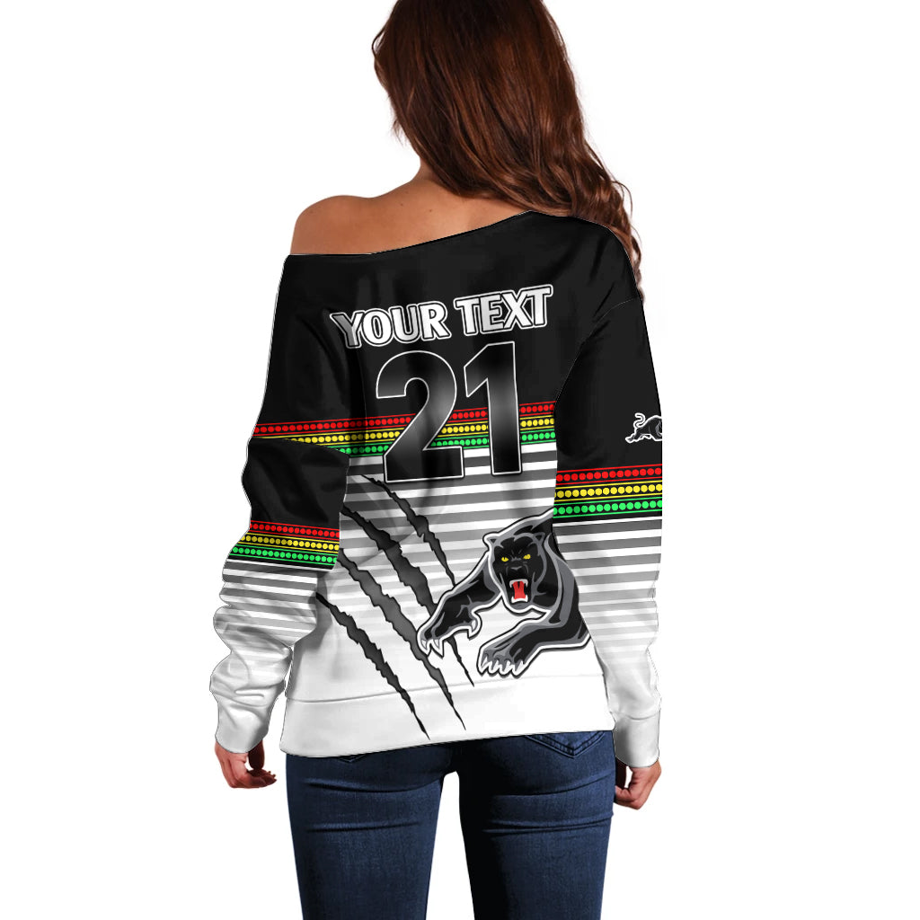 custom-text-and-number-penrith-panthers-rugby-off-shoulder-sweater-authentic-permiers-black-version-2023