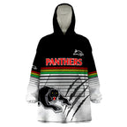 custom-text-and-number-penrith-panthers-rugby-wearable-blanket-hoodie-authentic-permiers-black-version-2023