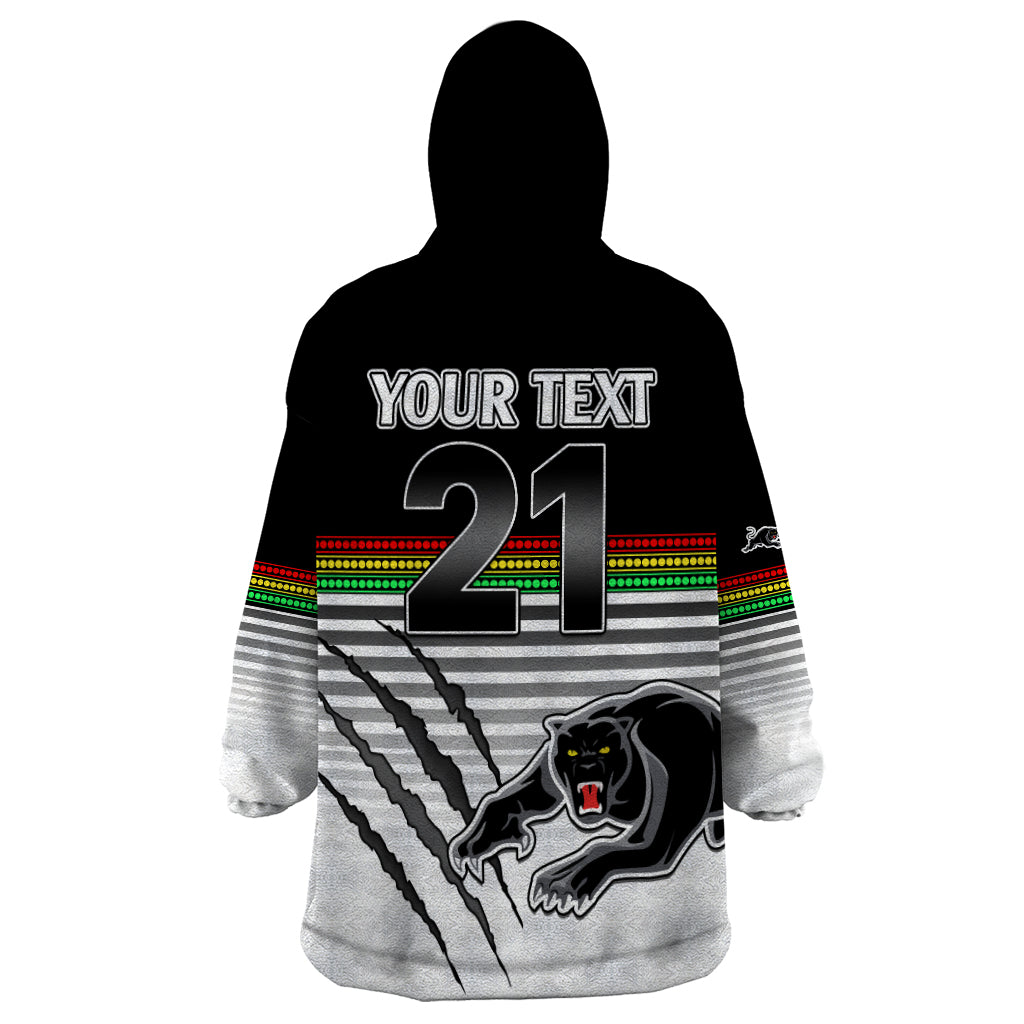 custom-text-and-number-penrith-panthers-rugby-wearable-blanket-hoodie-authentic-permiers-black-version-2023