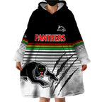 custom-text-and-number-penrith-panthers-rugby-wearable-blanket-hoodie-authentic-permiers-black-version-2023
