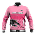 custom-text-and-number-penrith-panthers-rugby-baseball-jacket-authentic-permiers-pink-version-2023