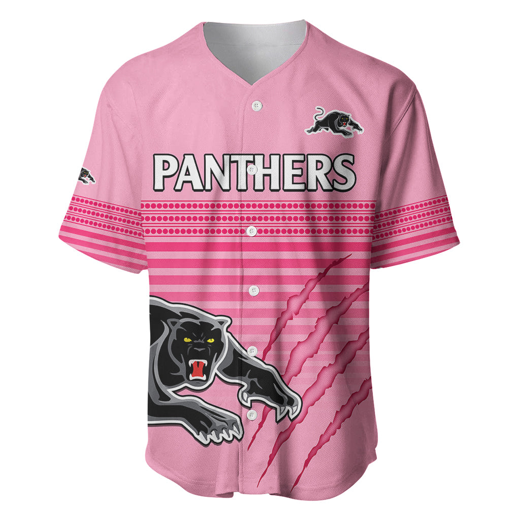 custom-text-and-number-penrith-panthers-rugby-baseball-jersey-authentic-permiers-pink-version-2023