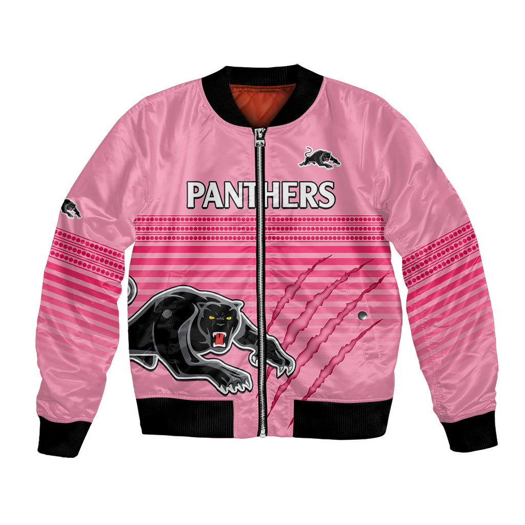 custom-text-and-number-penrith-panthers-rugby-bomber-jacket-authentic-permiers-pink-version-2023
