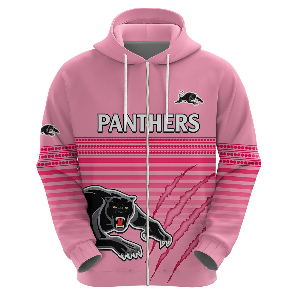 custom-text-and-number-penrith-panthers-rugby-hoodie-authentic-permiers-pink-version-2023