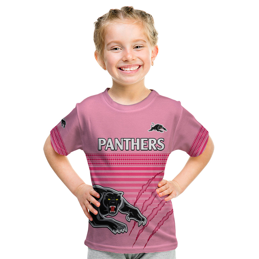 custom-text-and-number-penrith-panthers-rugby-kid-t-shirt-authentic-permiers-pink-version-2023