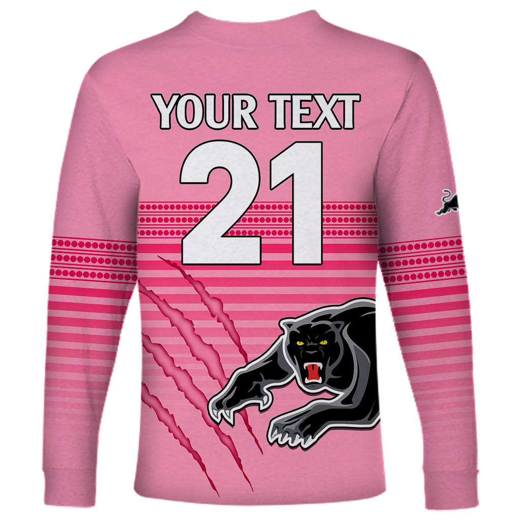 custom-text-and-number-penrith-panthers-rugby-long-sleeve-shirt-authentic-permiers-pink-version-2023