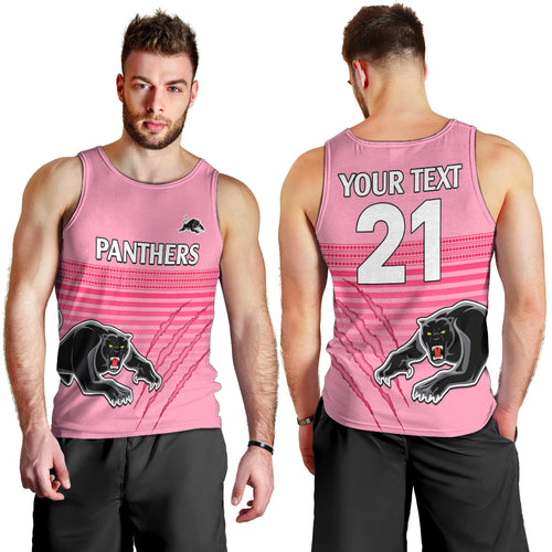 custom-text-and-number-penrith-panthers-rugby-men-tank-top-authentic-permiers-pink-version-2023
