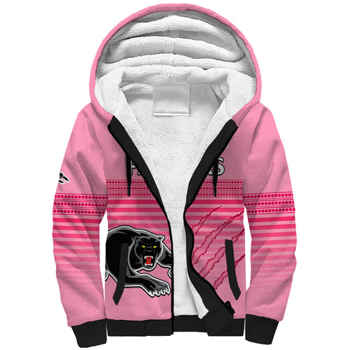 custom-text-and-number-penrith-panthers-rugby-sherpa-hoodie-authentic-permiers-pink-version-2023