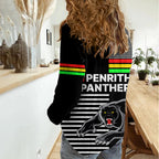 Penrith Panthers Rugby Women Casual Shirt Proud The Panthers Comeback LT9