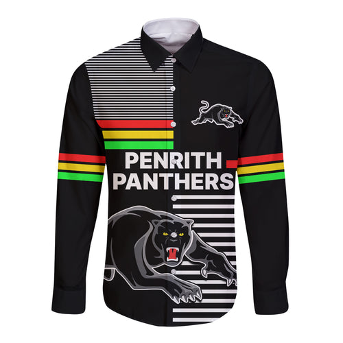 custom-text-and-number-penrith-panthers-rugby-long-sleeve-button-shirt-proud-the-panthers-comeback