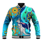 personalised-australia-kangaroo-baseball-jacket-aboriginal-tribal-art-stylization