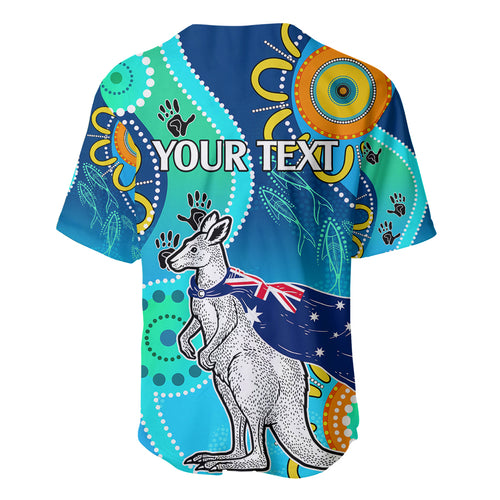 personalised-australia-kangaroo-baseball-jersey-aboriginal-tribal-art-stylization
