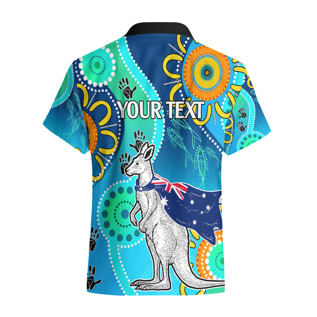 personalised-australia-kangaroo-hawaiian-shirt-aboriginal-tribal-art-stylization
