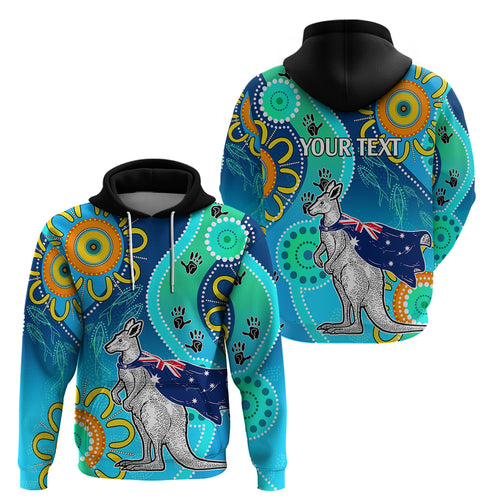 personalised-australia-kangaroo-hoodie-aboriginal-tribal-art-stylization