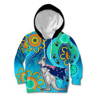 personalised-australia-kangaroo-kid-hoodie-aboriginal-tribal-art-stylization