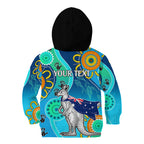 personalised-australia-kangaroo-kid-hoodie-aboriginal-tribal-art-stylization