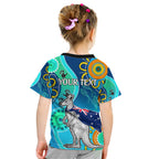 personalised-australia-kangaroo-kid-t-shirt-aboriginal-tribal-art-stylization