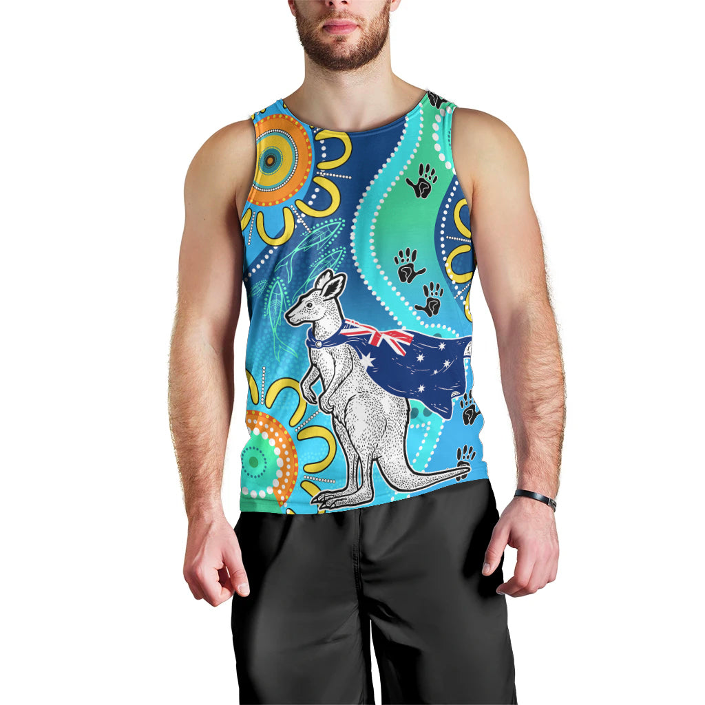 personalised-australia-kangaroo-men-tank-top-aboriginal-tribal-art-stylization