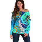 personalised-australia-kangaroo-off-shoulder-sweater-aboriginal-tribal-art-stylization