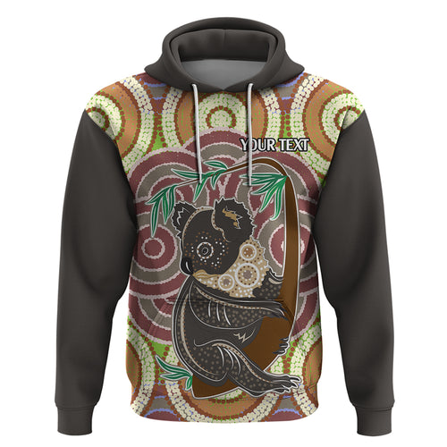 personalised-australia-koala-hoodie-aboriginal