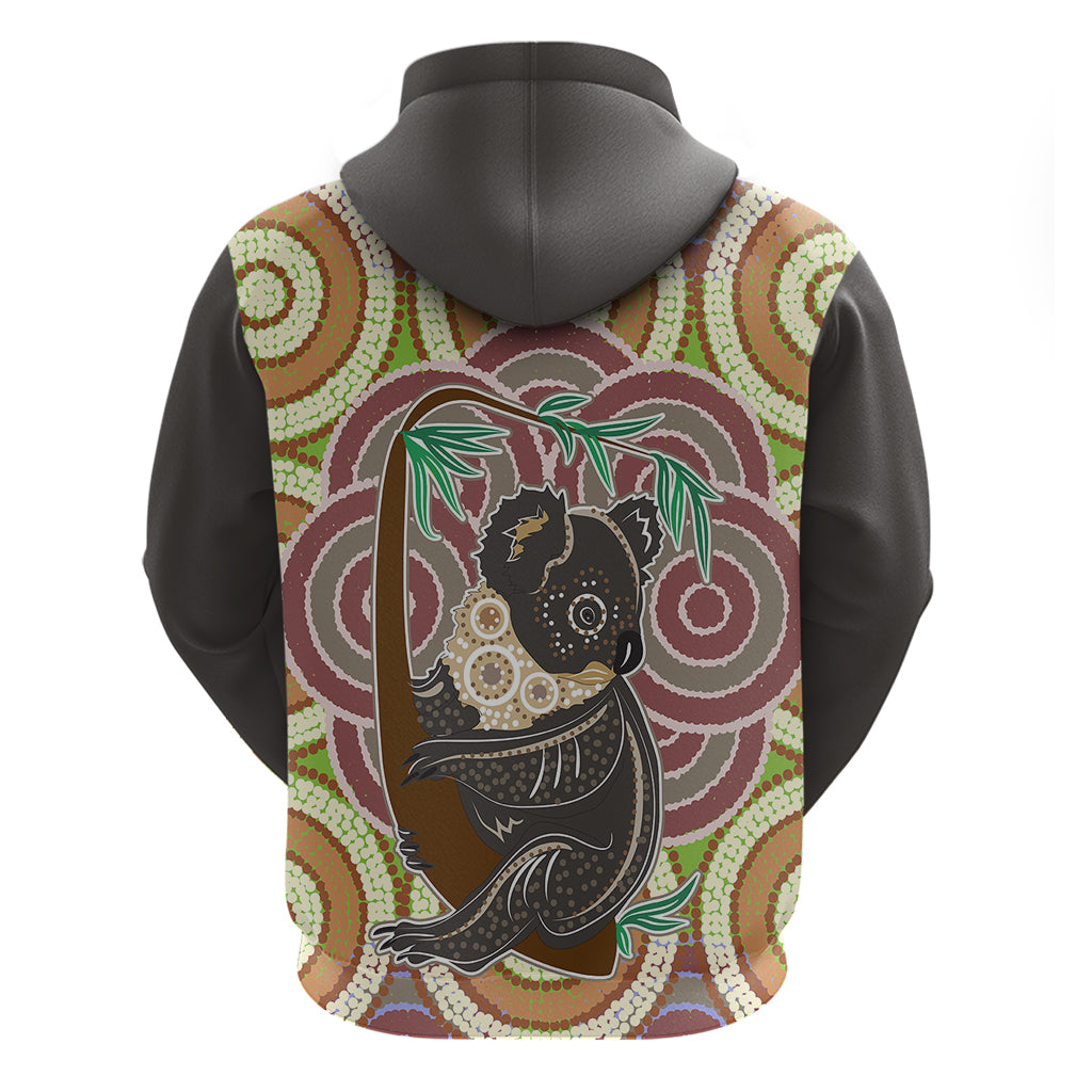 personalised-australia-koala-hoodie-aboriginal