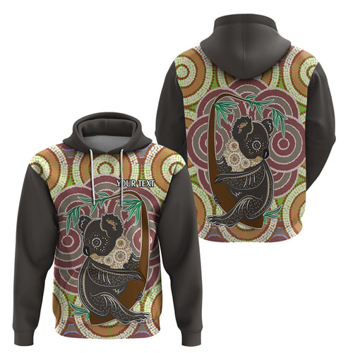 personalised-australia-koala-hoodie-aboriginal