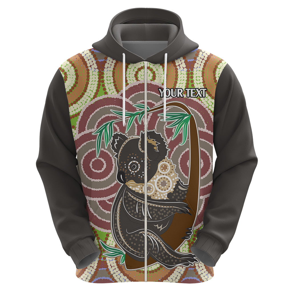 personalised-australia-koala-hoodie-aboriginal