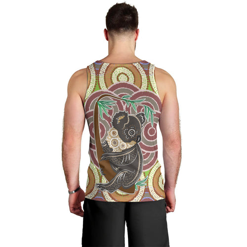 personalised-australia-koala-men-tank-top-aboriginal