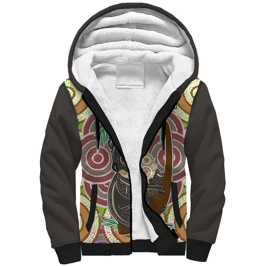 personalised-australia-koala-sherpa-hoodie-aboriginal