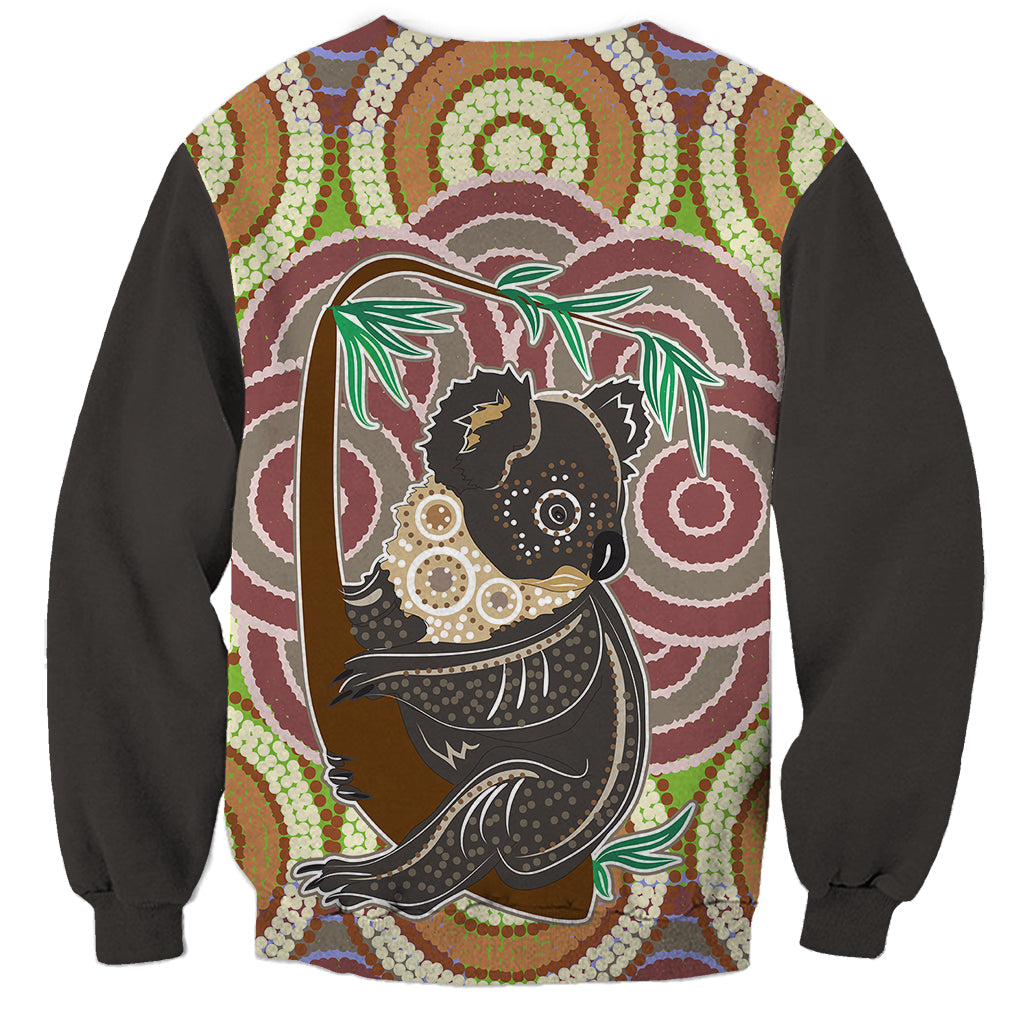 personalised-australia-koala-sweatshirt-aboriginal