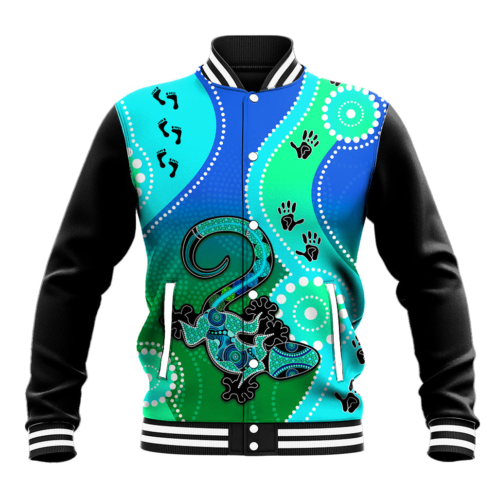 personalised-australia-lizard-baseball-jacket-aboriginal-tribal-art-stylization