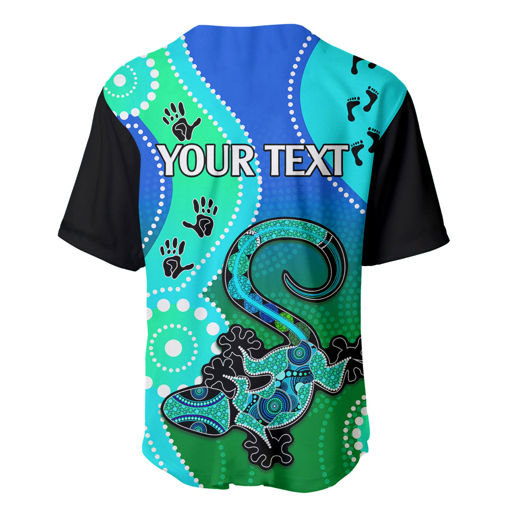 personalised-australia-lizard-baseball-jersey-aboriginal-tribal-art-stylization