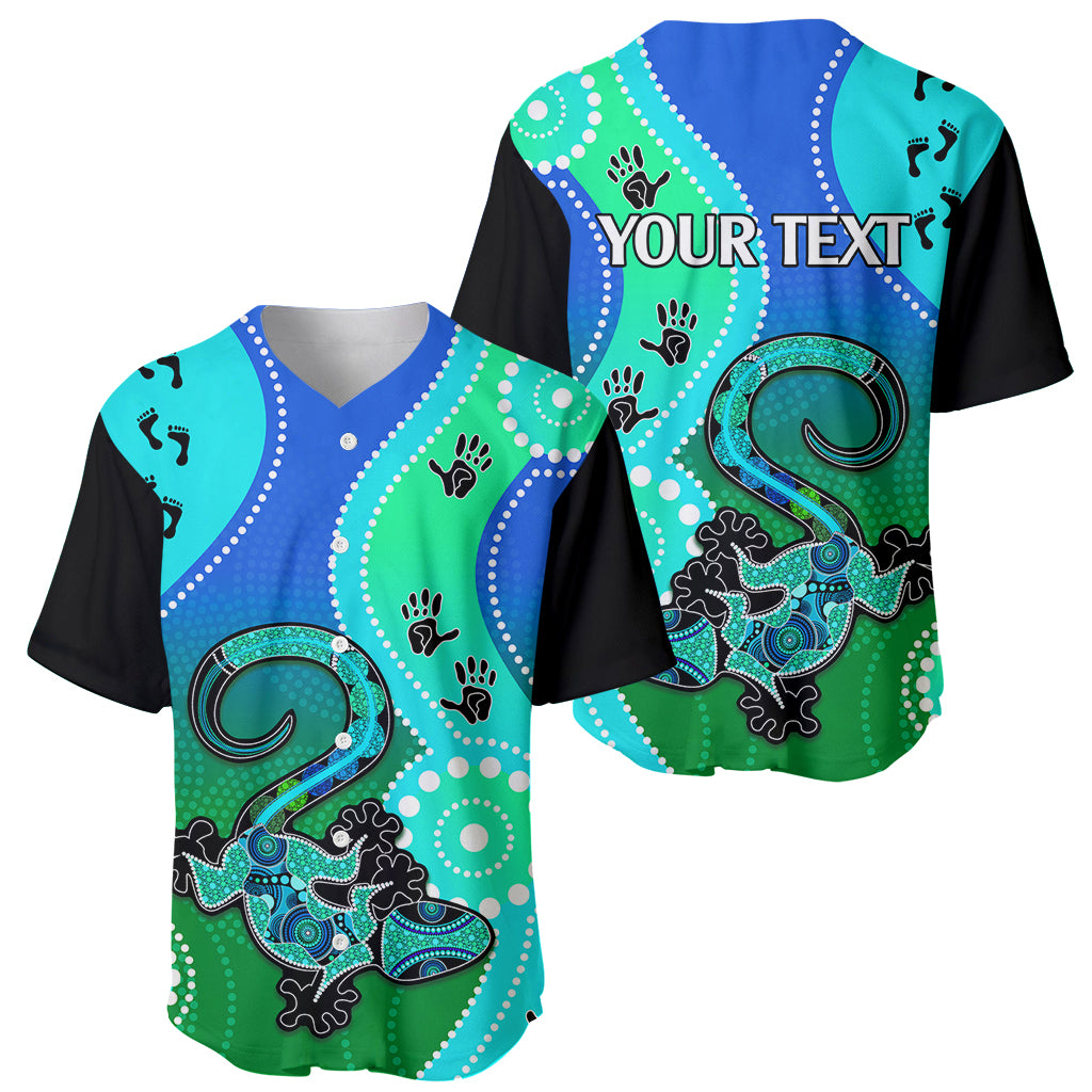 personalised-australia-lizard-baseball-jersey-aboriginal-tribal-art-stylization