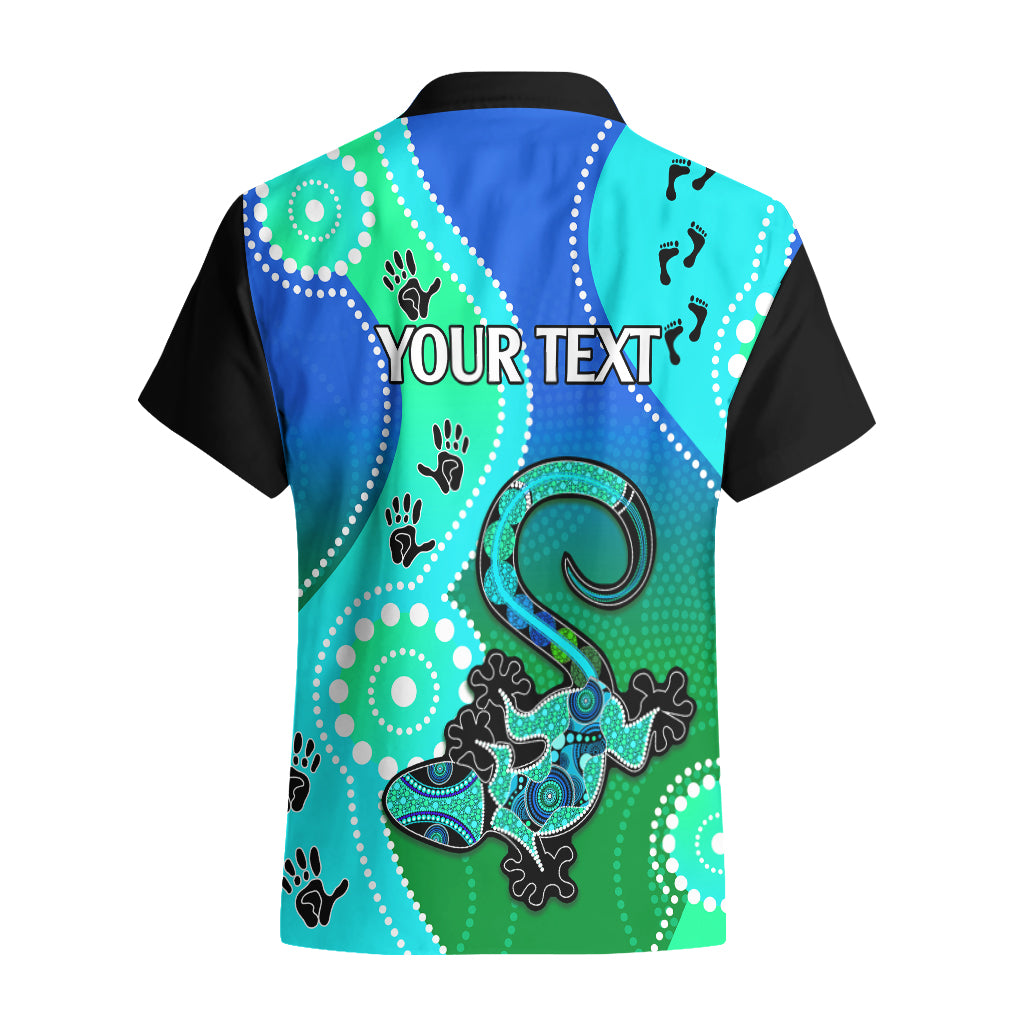 personalised-australia-lizard-hawaiian-shirt-aboriginal-tribal-art-stylization