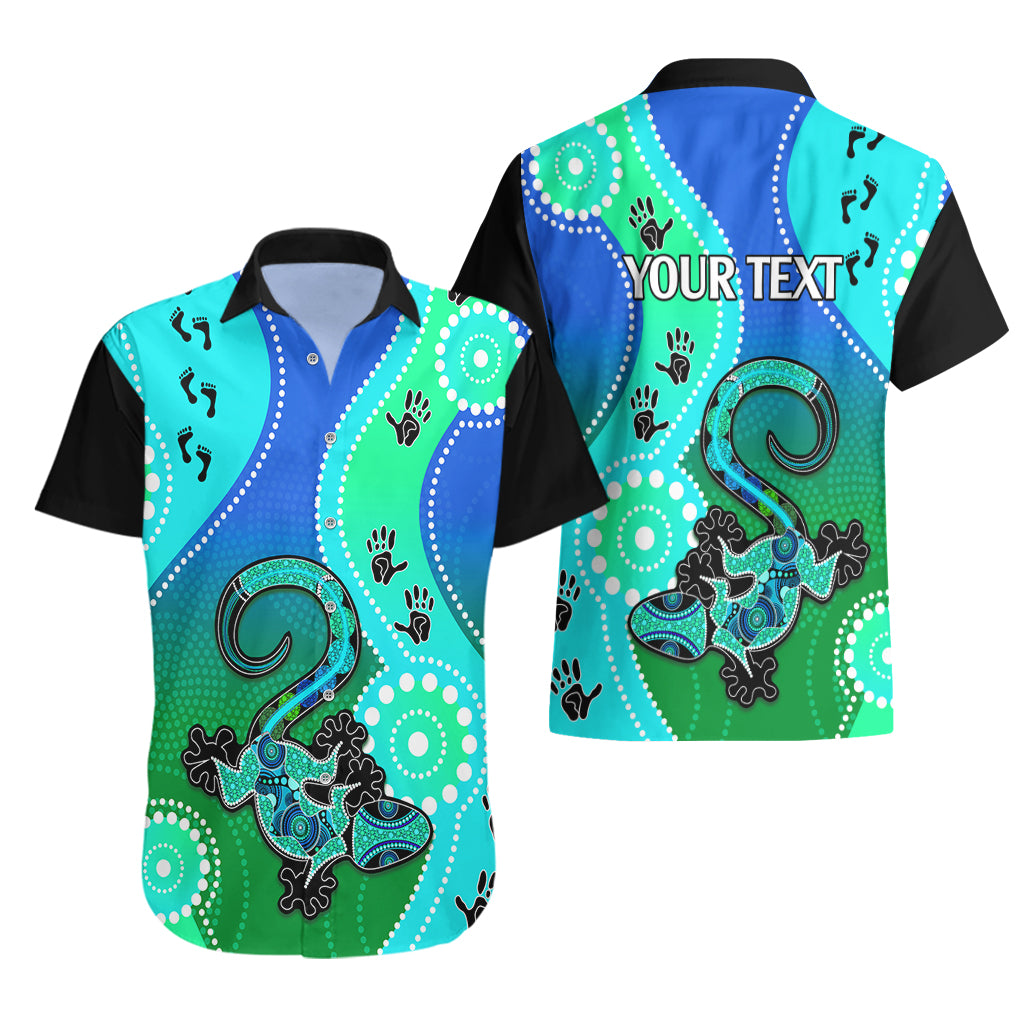 personalised-australia-lizard-hawaiian-shirt-aboriginal-tribal-art-stylization