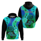 personalised-australia-lizard-hoodie-aboriginal-tribal-art-stylization