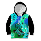 personalised-australia-lizard-kid-hoodie-aboriginal-tribal-art-stylization