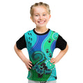 personalised-australia-lizard-kid-t-shirt-aboriginal-tribal-art-stylization
