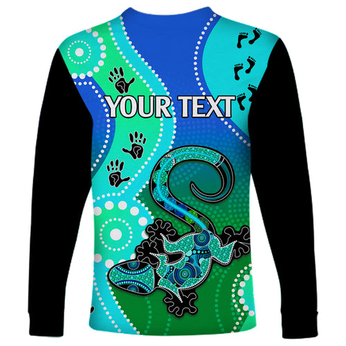 personalised-australia-lizard-long-sleeve-shirt-aboriginal-tribal-art-stylization