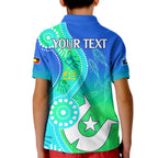 personalised-australia-naidoc-kid-polo-shirt-aboriginal-tribal-art-stylization
