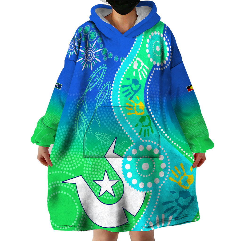 personalised-australia-naidoc-wearable-blanket-hoodie-aboriginal-tribal-art-stylization