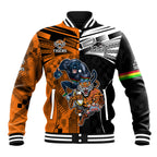 NRL Tigers Combine Panthers Rugby Baseball Jacket Sporty Style LT9