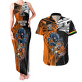 NRL Tigers Combine Panthers Rugby Couples Matching Tank Maxi Dress and Hawaiian Shirt Sporty Style LT9