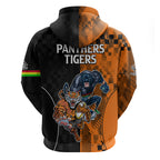 NRL Tigers Combine Panthers Rugby Hoodie Sporty Style LT9