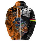 NRL Tigers Combine Panthers Rugby Hoodie Sporty Style LT9