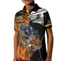 NRL Tigers Combine Panthers Rugby Kid Polo Shirt Sporty Style LT9