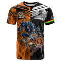 NRL Tigers Combine Panthers Rugby T Shirt Sporty Style LT9