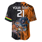 Custom NRL Tigers Combine Panthers Rugby Baseball Jersey Sporty Style LT9